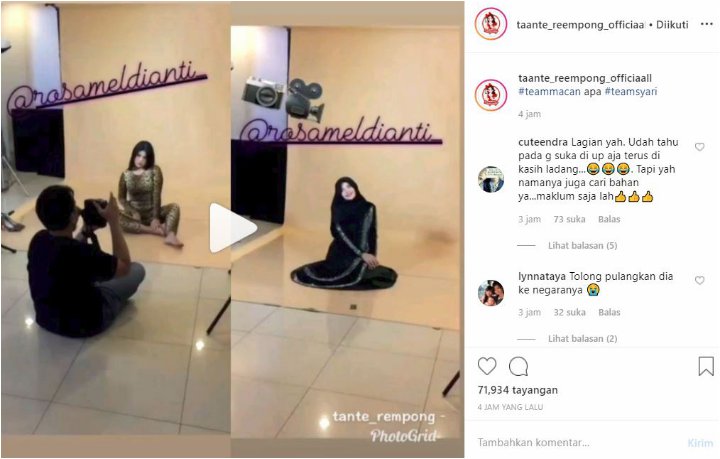Rosa Meldianti Pakai Busana Muslim Hingga Baju Macan Tutul