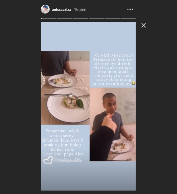 Instagram Story Anissa Aziza