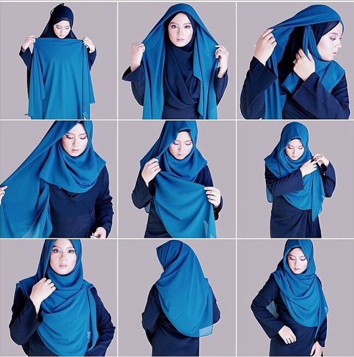 Tutorial Pashmina yang Mudah