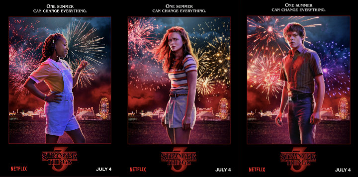 Netflix Bagikan Poster Karakter \'Strangers Things\' Season 3, Lebih Horor dan Misterius