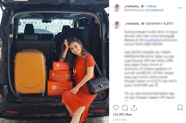 Perut Irish Bella Disindir Gemukan