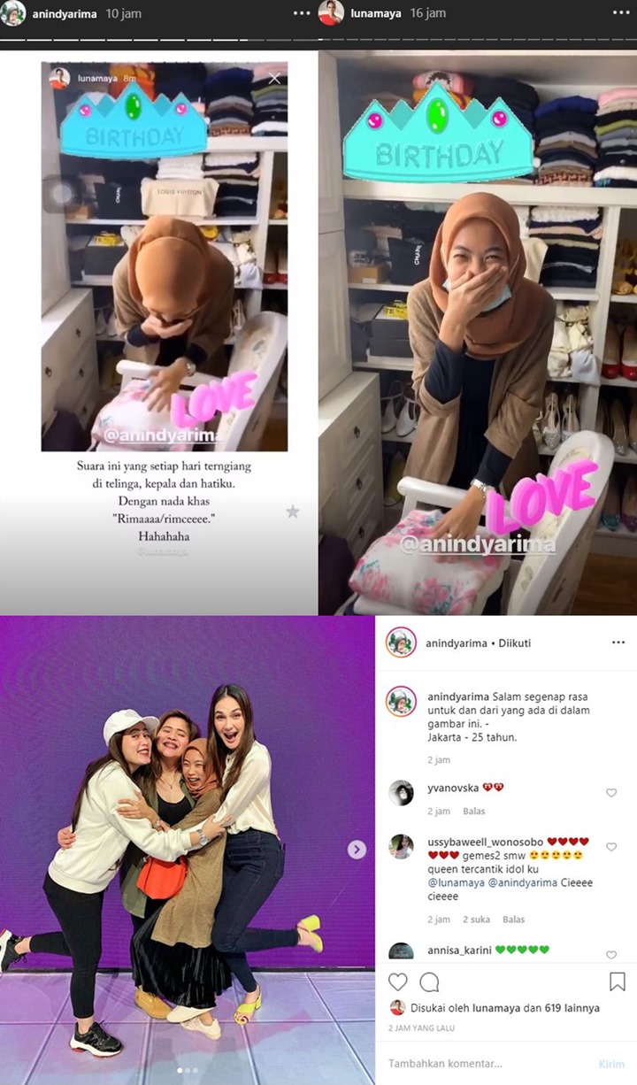 Luna Maya dan Asisten