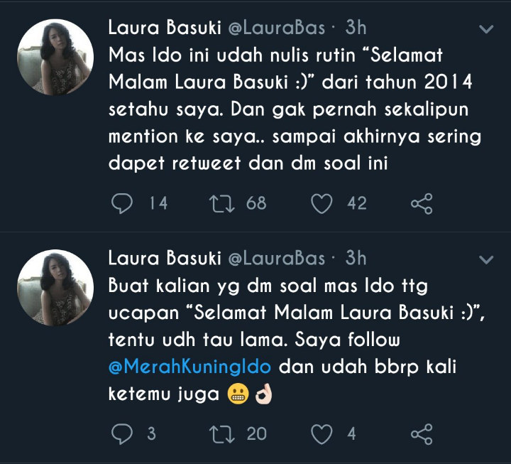 Tanggapan Laura Basuki Soal Fans