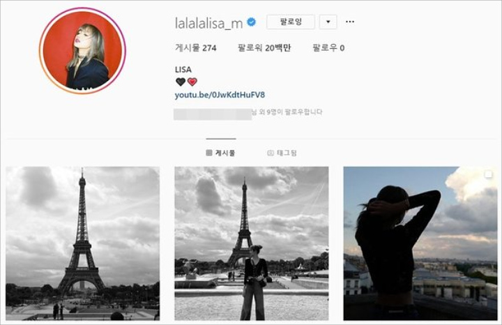 Lisa BLACKPINK Artis K-Pop Pertama Raih 20 Juta Followers IG