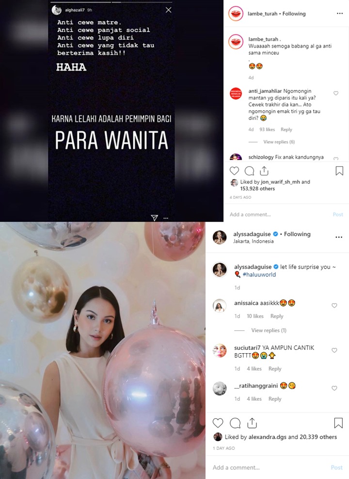 Al Ghazali Nyinyir Soal Cewek Matre