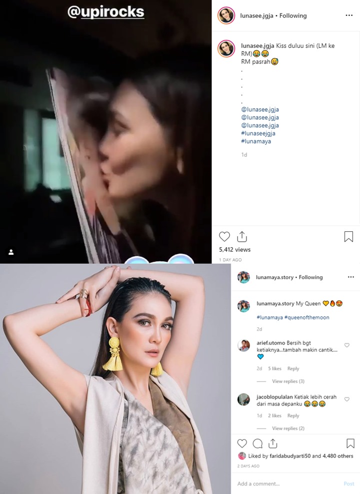 Luna Maya Pamer Ketiak Putih