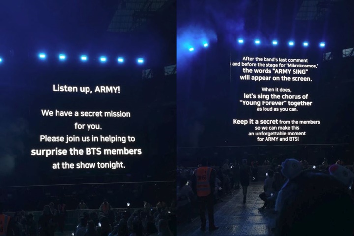 BTS Nangis Saat 90 Ribu ARMY Lakukan Ini di Konser Wembley Stadium, London