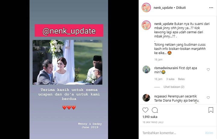Suami Diana Pungky Menikah Lagi?