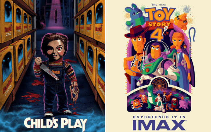 Poster Baru 'Child's Play' Lagi-Lagi Sindir 'Toy Story 4', Chucky Blak-Blakan Bakar Karakter Ini