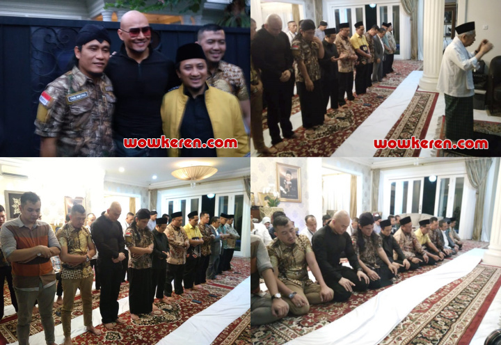 Diimami Ma\'ruf Amin, Foto Deddy Corbuzier Saat Khusyuk Salat Berjamaah Beredar