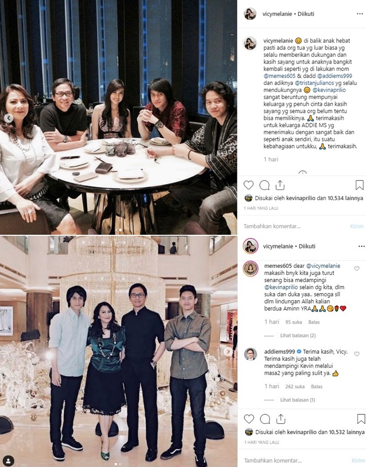 Kesetiaan Vicy kepada Kevin