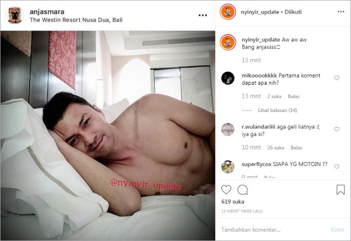 Anjasmara Lagi-Lagi Jadi Bahan Gosip Usai Kembali Pamer Foto Seksi di Instagram