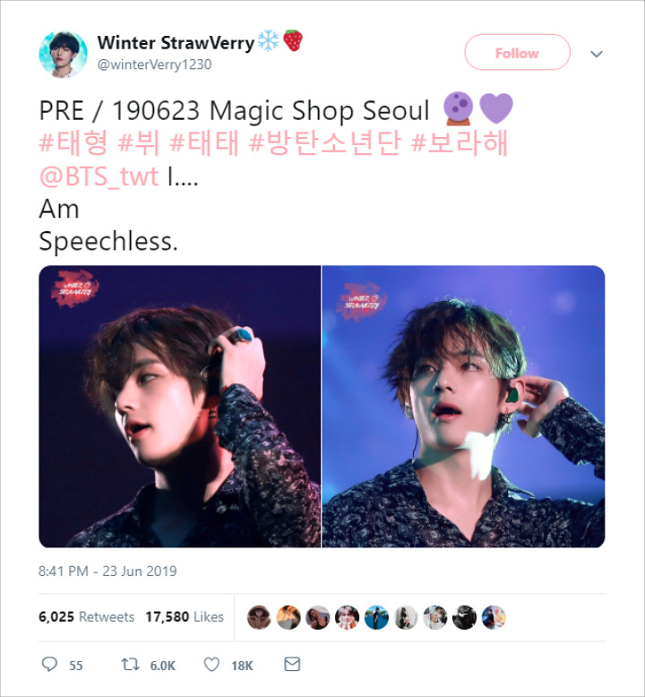 Rambut V BTS Mendadak Bergaya Poni Lempar 2