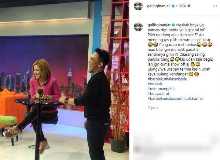 Galih Ginanjar Sentil Balik Hotma Paris