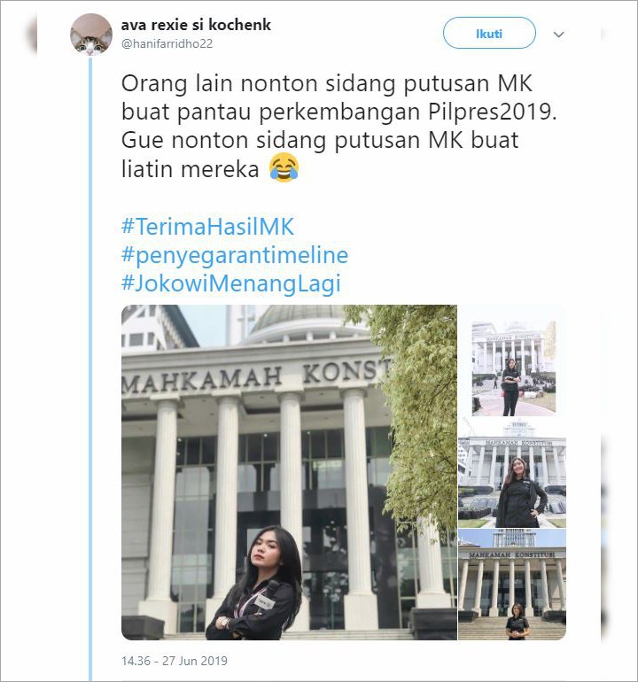 Nonton Sidang Putusan MK, Para Jurnalis Cantik Ini Malah Bikin Salah Fokus