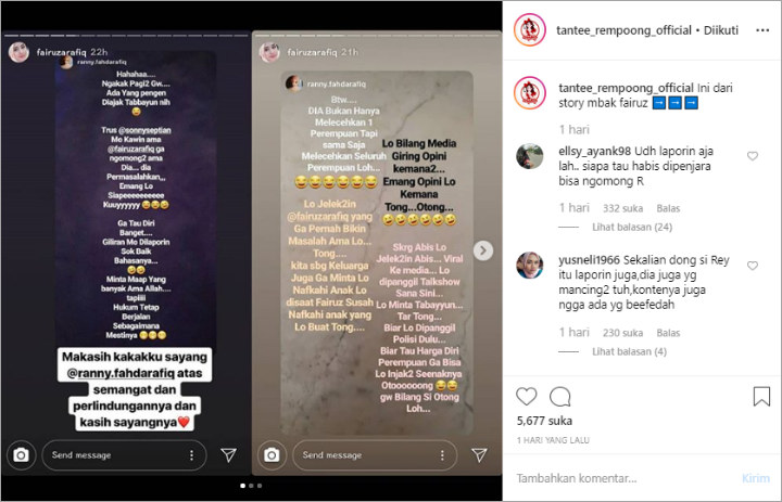 Bakal Penjarakan Galih Ginanjar, Fairuz A. Rafiq Banjir Dukungan