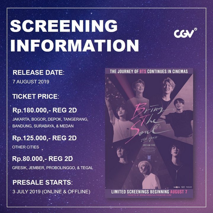 Harga Tiket Film \'Bring The Soul: The Movie\' BTS Dikomplain ARMY Indonesia