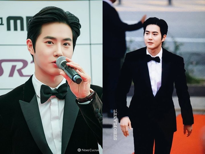 Suho EXO Tampil Ganteng Bak Pangeran Negeri Dongeng di DIMF Awards