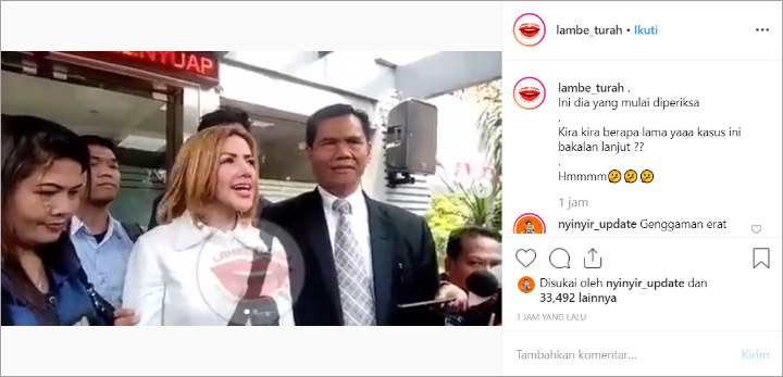 Tangan Pengacara Rangkul Barbie Kumalasari Jadi Sorotan Saat Diwawancara Usai Pemeriksaan