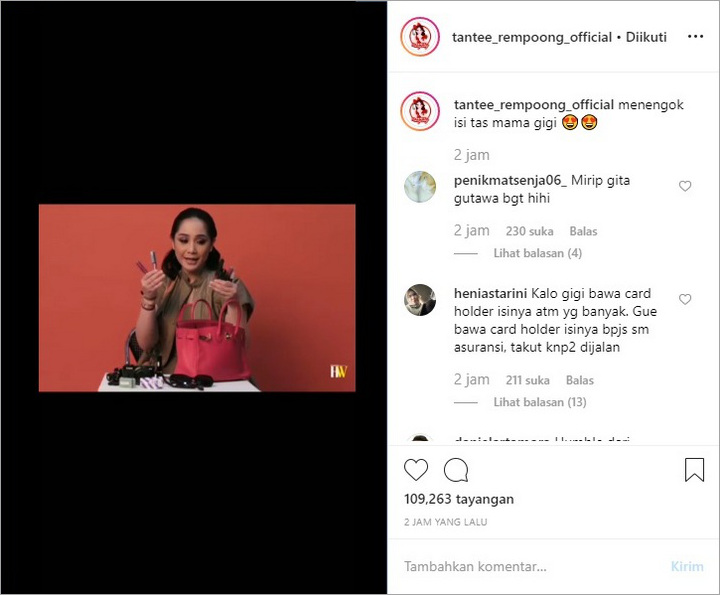 Isi Tas Nagita Slavina Bikin Netizen Lega