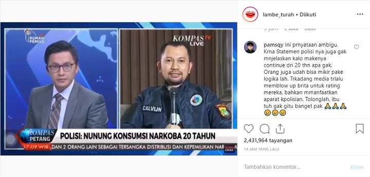 Komentar Asisten Nunung