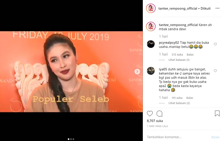 Wawancara Sandra Dewi