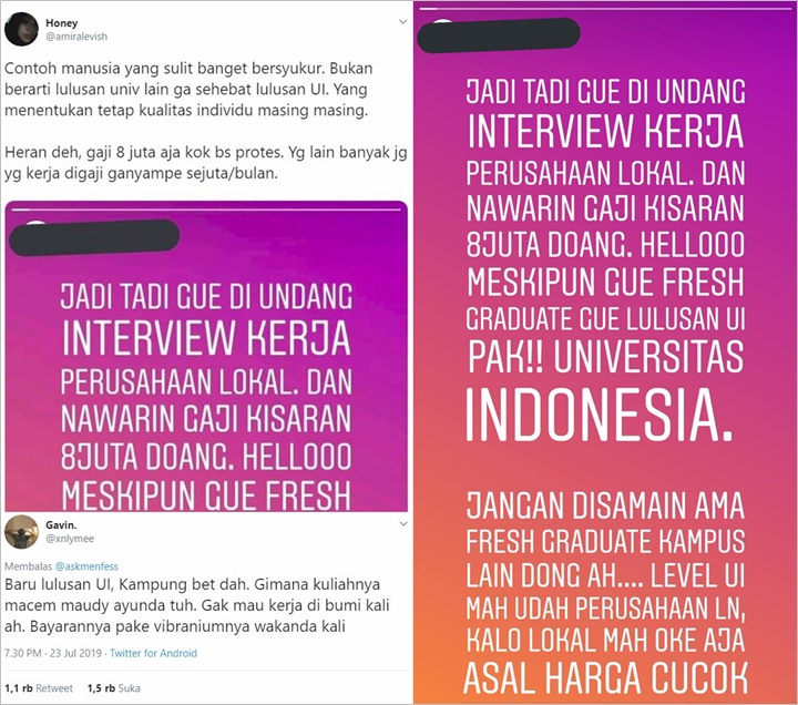 Viral Fresh Graduate Ngeluh Digaji Cuma Rp 8 Juta, \'Lulusan UI\' Jadi Trending Topic