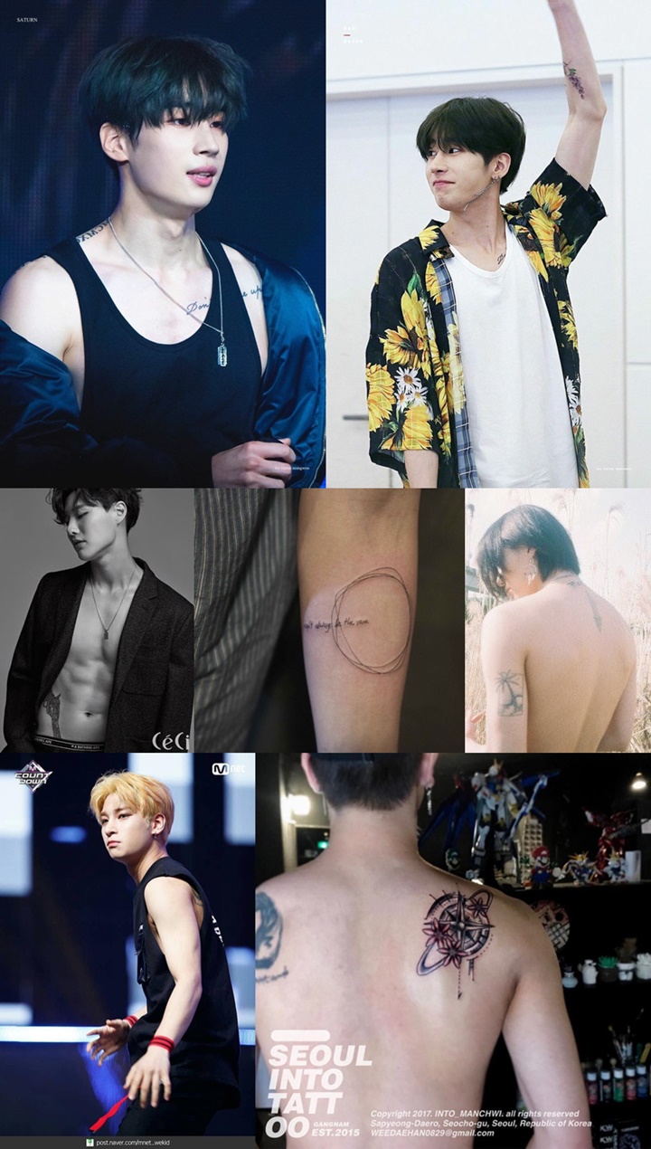 3 Member X1 Ini Punya Tato