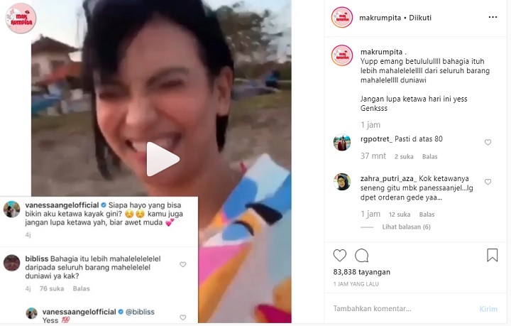 Komentar Vanessa Angel dan Bibi Ardiansyah