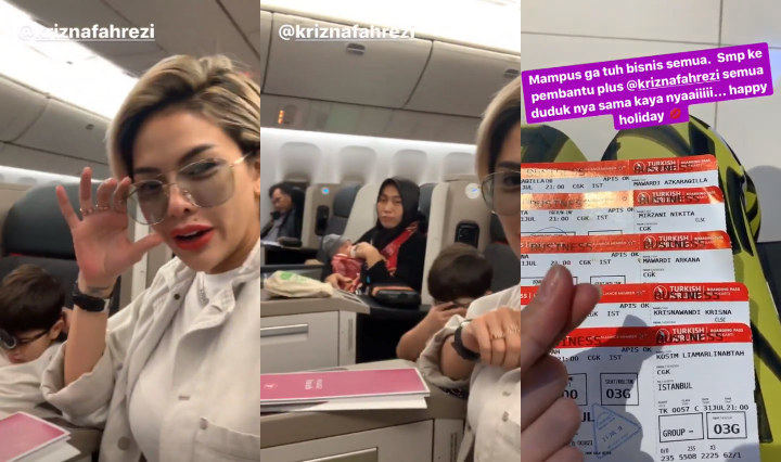 Nikita Mirzani dan rombongan