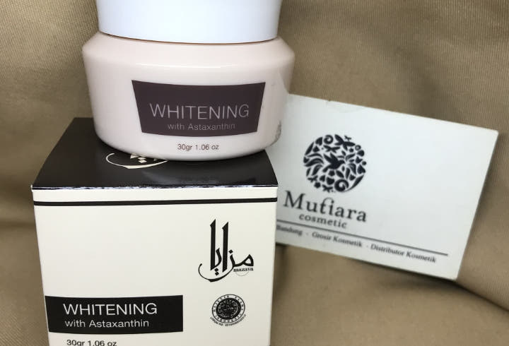 Mazaya Whitening Cream with Astaxanthin, Produk Lokal yang Efektif Cerahkan Wajah di Malam Hari