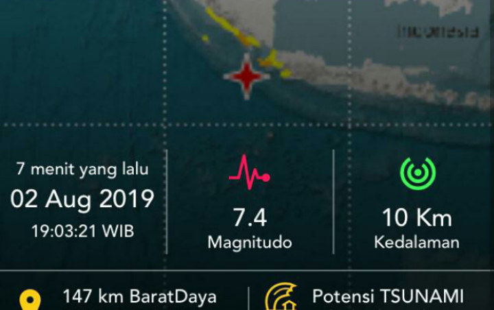Gempa Banten M 6,9 Sebabkan Satu Korban Meninggal dan Ribuan Warga Mengungsi