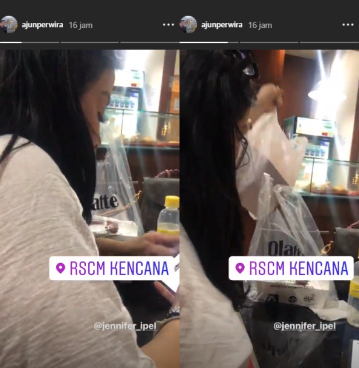 Ajun Perwira dan Jennifer Jill di Rumah Sakit