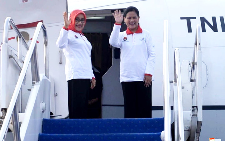 Iriana Jokowi Tak Takut Kulitnya Hitam Saat Tanam Mangrove di Batam