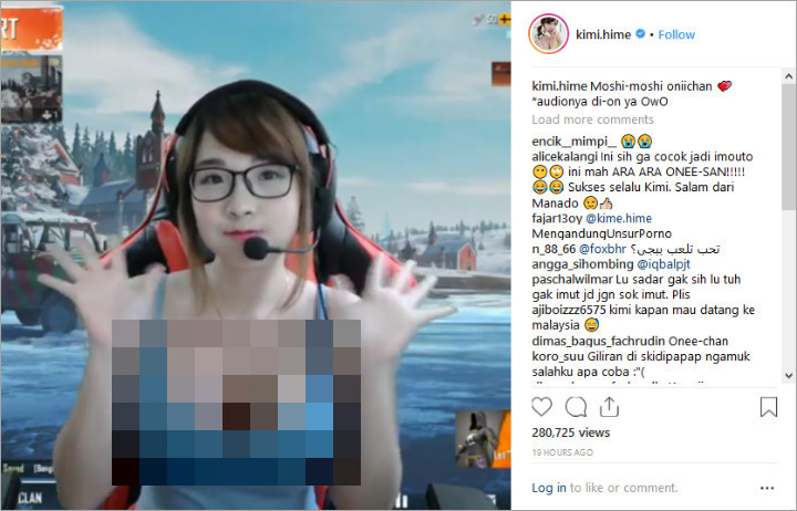 Kimi Hime Makin Berani Vulgar