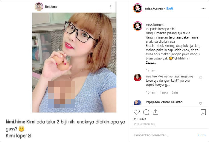Foto Kimi Hime Dihujat