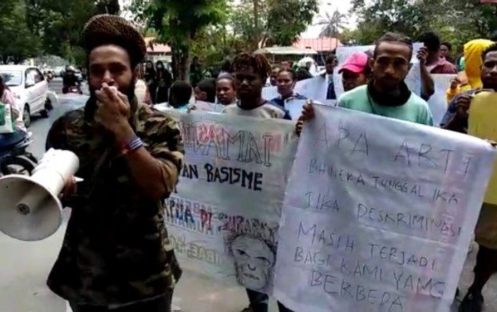 Demo di Depan Mabes TNI AD Hingga Istana, Mahasiswa Papua: Kami di Jawa Hanya Ingin Kuliah
