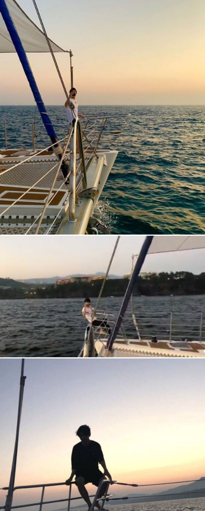 V BTS Liburan Bareng Park Seo Joon dan Choi Woo Shik