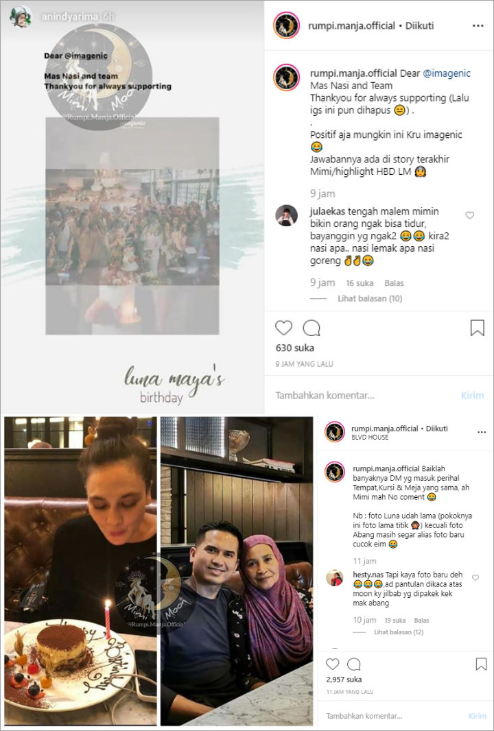 Luna Maya Private Dinner Bareng Faisal Sekeluarga