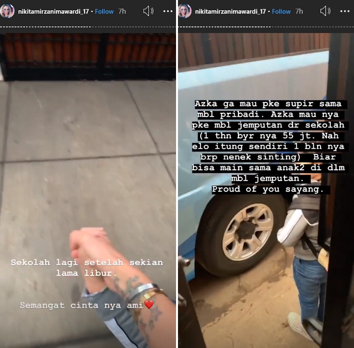 Anak Nikita Mirzani Kembali Sekolah, Sebut Biaya Mobil Antar-Jemput Capai Puluhan Juta