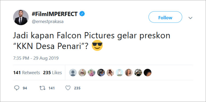Ernest Prakasa Bocorkan \'KKN Desa Penari\' Bakal Dibuat Film Lewat Postingan Ini?