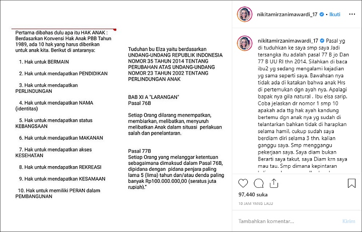 Nikita Mirzani VS Elza Syarief