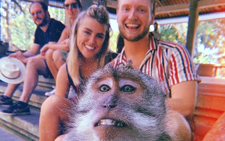 Ternyata Ini Rahasia Foto Bule Selfie Bersama Monyet di Bali