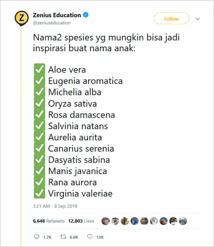 Unik, Keluarga Ini Beri Nama Palawija Untuk 6 Anaknya
