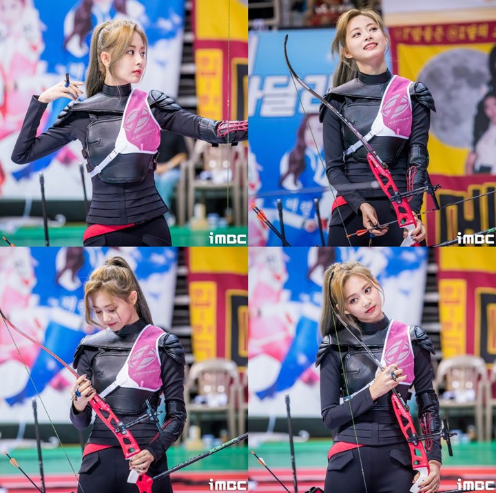 Tzuyu Twice Dipuji Bak Karakter Game di Foto Pertandingan Panahan \'ISAC 2019\'