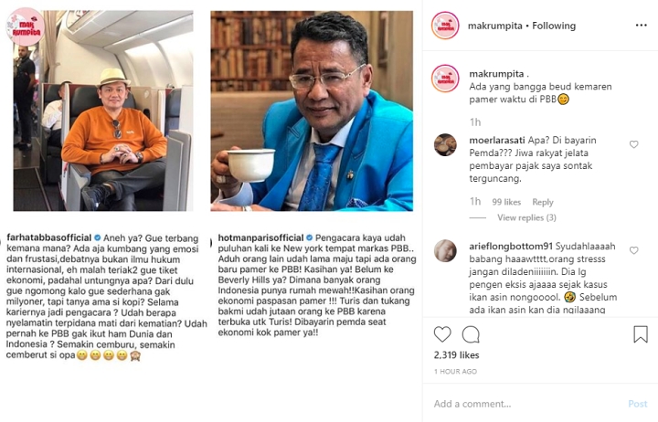 Hotman Sindir Balik Farhat Usai Ngaku Pakai Pesawat Kelas Ekonomi Karena Tak Ingin Sombong