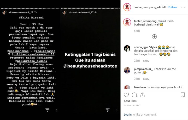 Nikita Mirzani Tuai Berbagai Komentar Usai Sombongkan Sederet Bisnis Miliknya
