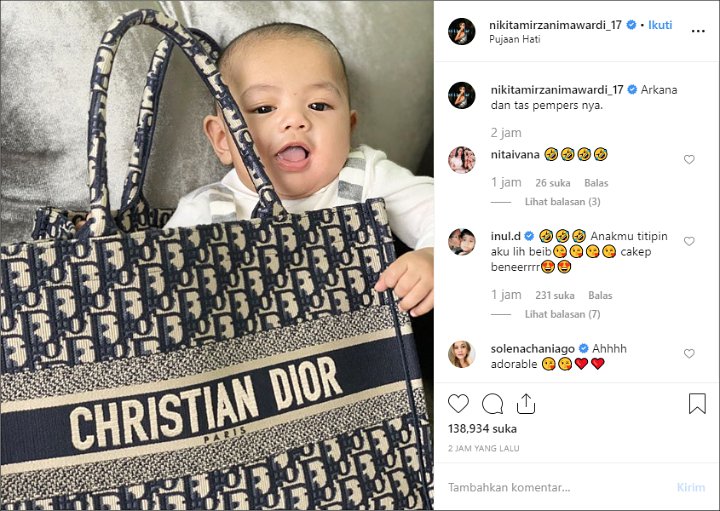 Tas Popok Anak Nikita Mirzani