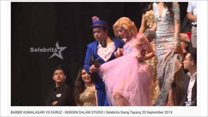 Barbie Kumalasari Kabur