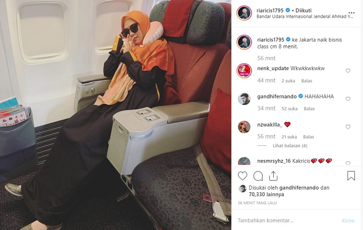 Ria Rics \'Halu\' ke Jakarta dari Semarang Cuma 8 Menit